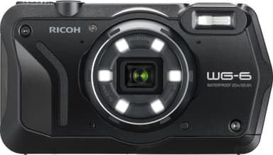 Ricoh kompaktkamera WG-6 (sort)