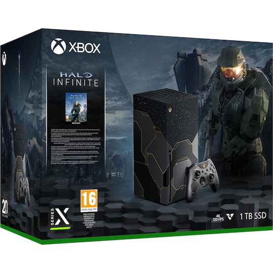 Xbox Series X Halo Infinite 1 TB (sort)