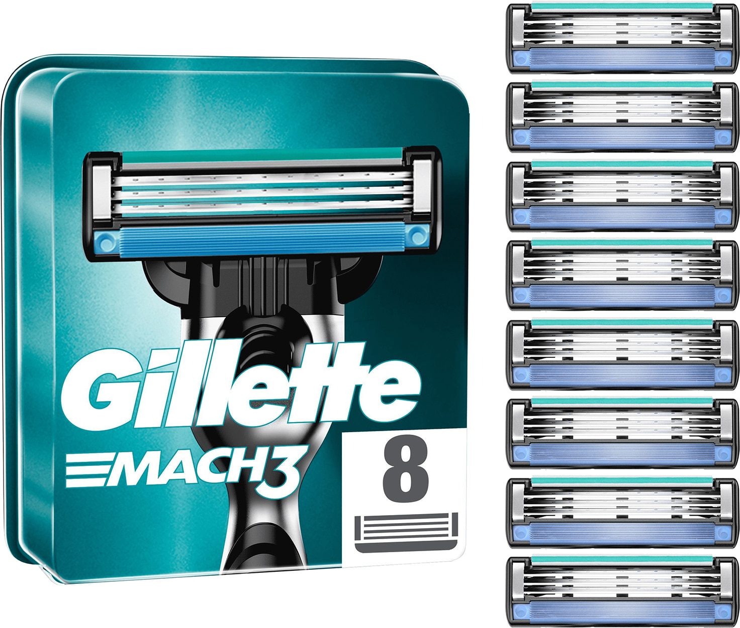 Gillette Mach3 barberblade (pakke) 462834