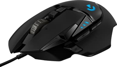 Logitech G502 Hero USB gaming mus (sort)