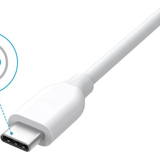 Anker Powerline USB-C til USB 3.0 kabel 0,9m (hvid)