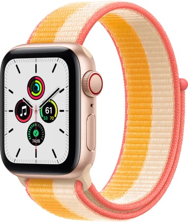 Apple Watch SE 40 mm LTE (Gold Alu/Maize White sport loop)