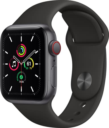 Apple Watch SE 40 mm LTE (Space Gray Alu/Midnight sportsbånd)
