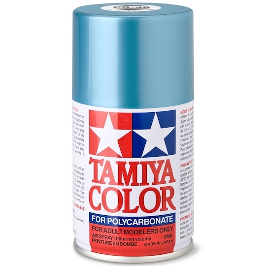 Tamiya Lakkering - Blue Sky anodiseret aluminium -