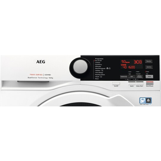 AEG vaskemaskine/tørretumbler L7WEG963E (hvid)
