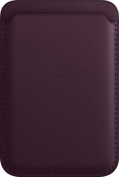iPhone lædercover med MagSafe (dark cherry)