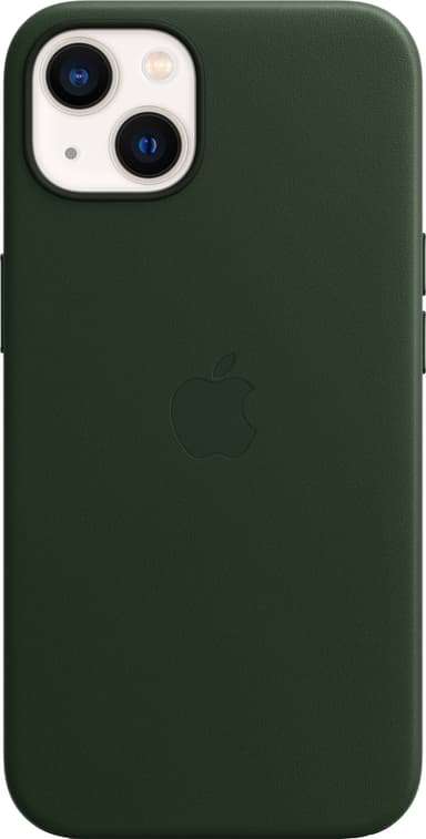 iPhone 13 lædercover med MagSafe (Sequoia Green)