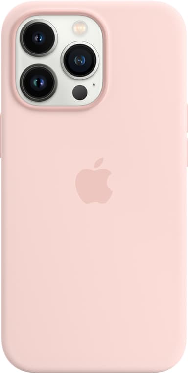 iPhone 13 Pro silikonecover med MagSafe (chalk pink)