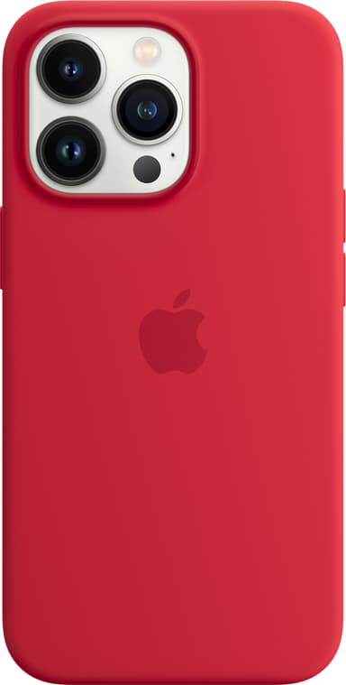 iPhone 13 Pro silikonecover med MagSafe (rød)
