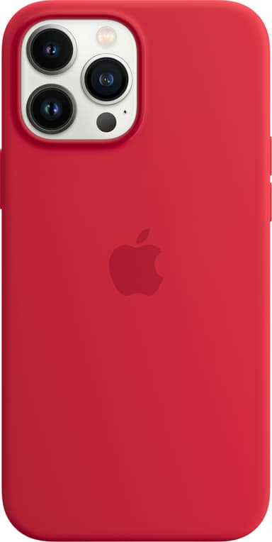 iPhone 13 Pro Max silikonecover med MagSafe (rød)