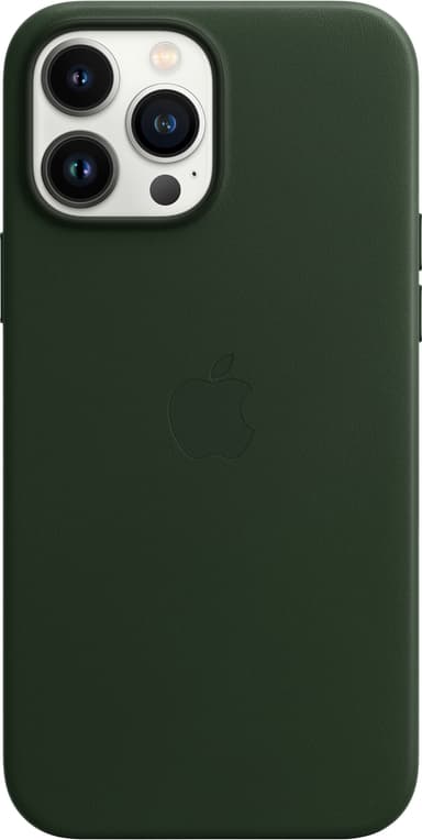 iPhone 13 Pro Max Leather etui med MagSafe (Sequoia Green)