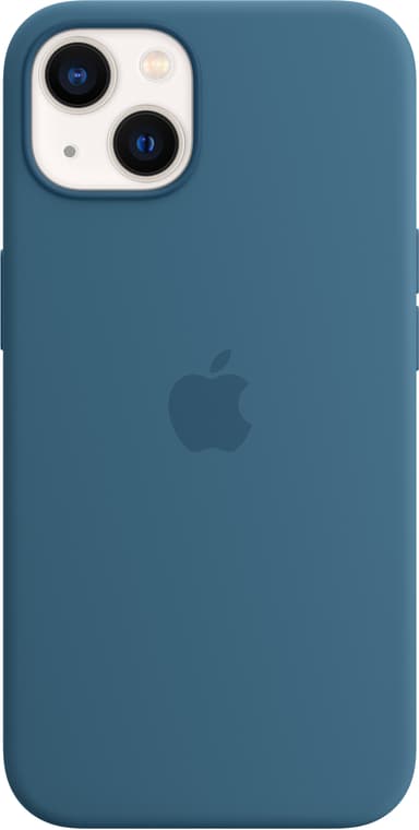 iPhone 13 Mini silikonecover med MagSafe (blue jay)