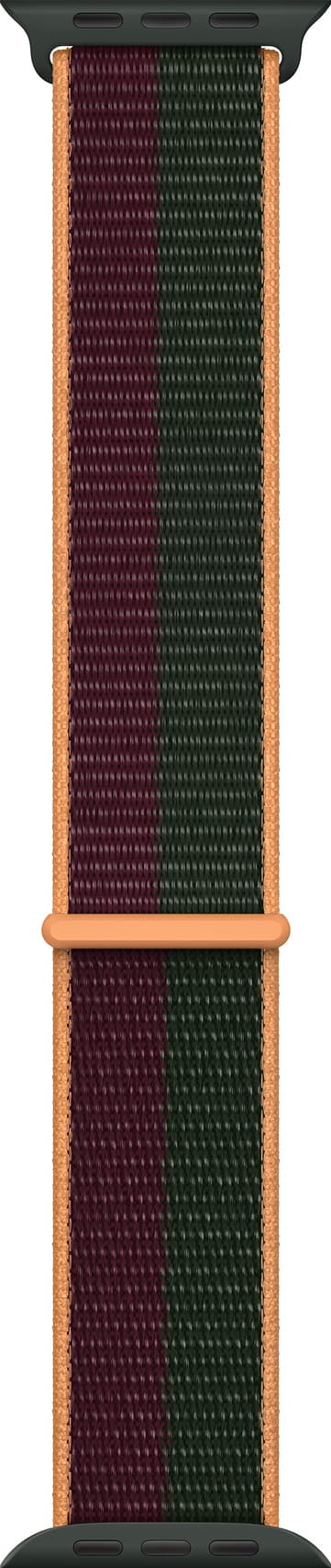 Apple 45 mm sportsstrop (dark cherry/forest green)