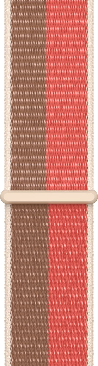 Apple 45 mm sportsstrop (pink pomelo/tan)