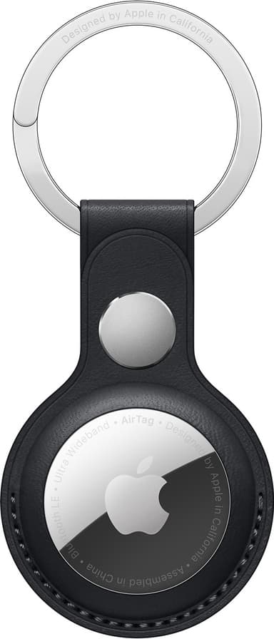 AirTag lædernøglering (Midnight)