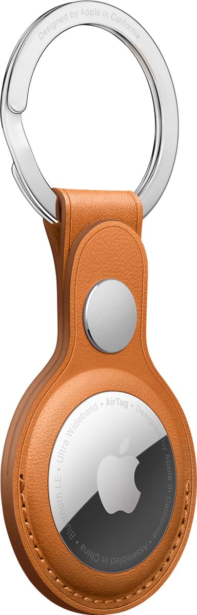 AirTag lædernøglering (Golden Brown)