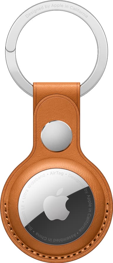 AirTag lædernøglering (Golden Brown)
