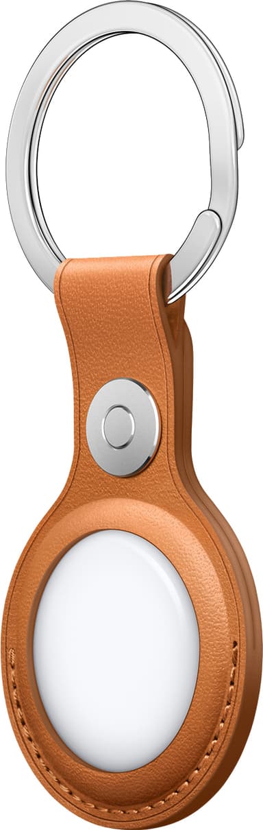 AirTag lædernøglering (Golden Brown)