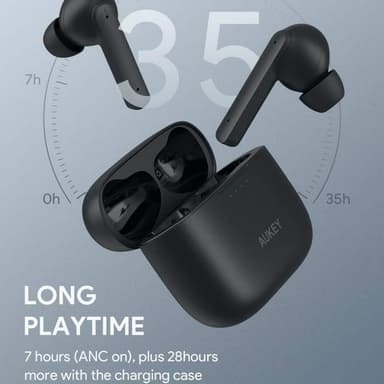 Aukey Earbuds EP-N5 Indbygget mikrofon, ANC, Bluetooth, Sort