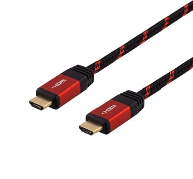 DELTACO GAMING 2m HDMI-kabel, Ultra HD 60Hz, Nintendo switch, sort