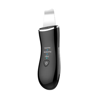 Ansigtsrens til afskalning med ultralydsvibration Sort