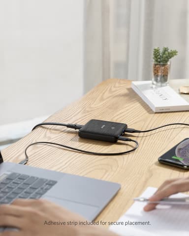 PowerPort Atom III Slim 45W 4x USB oplader (hvid)