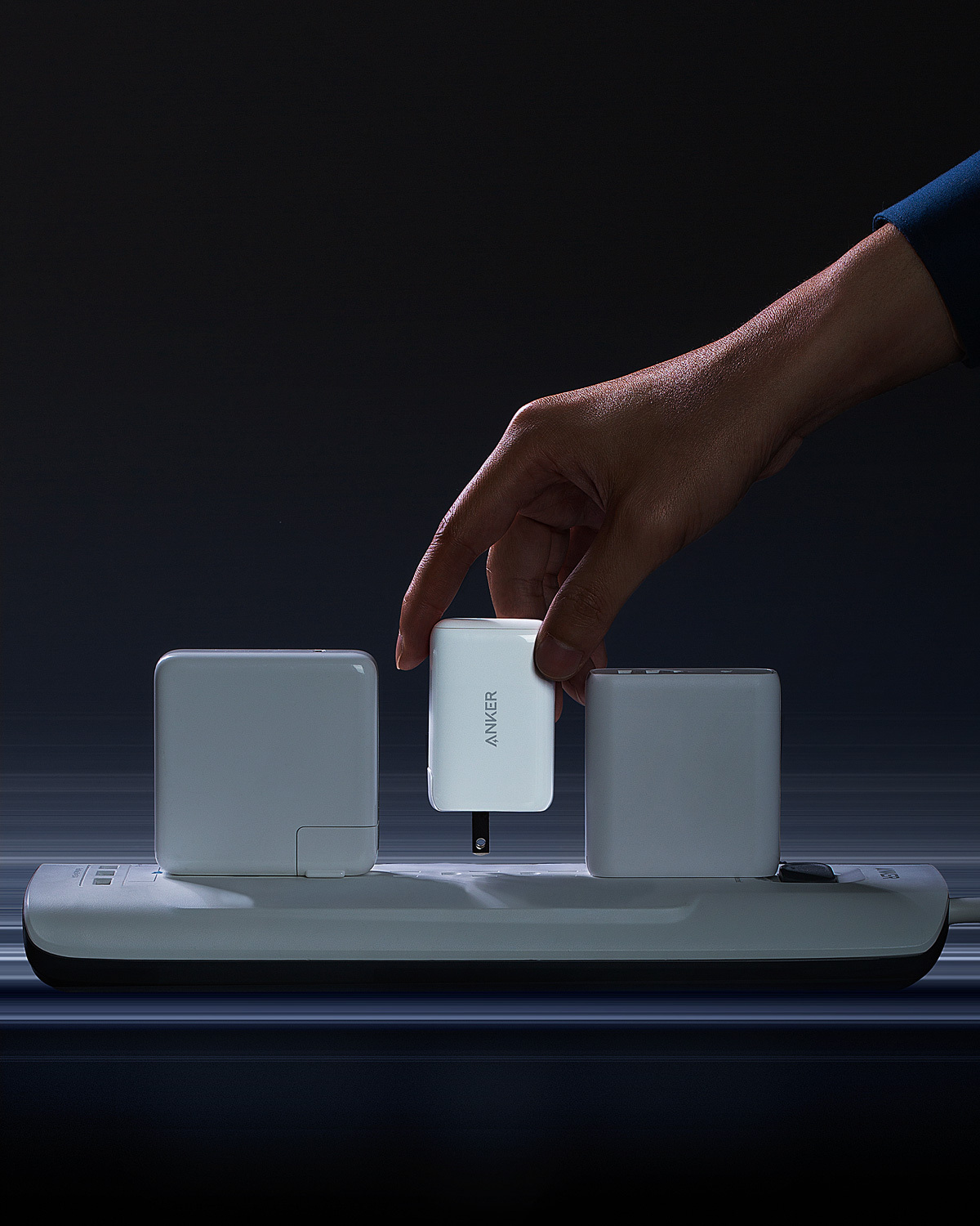 Anker PowerPort III Pod 65W USB-C oplader (hvid)