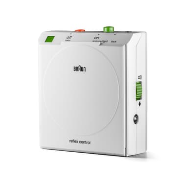 Braun klassisk refleks kontrol rejse vækkeur bnc005whwh