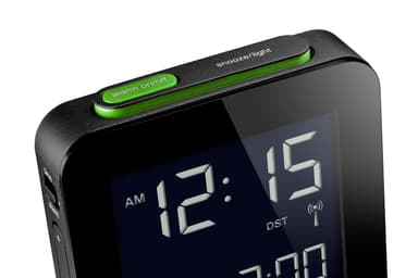 Braun digitalt radio kontrolleret rejse vækkeur bnc008bkrc