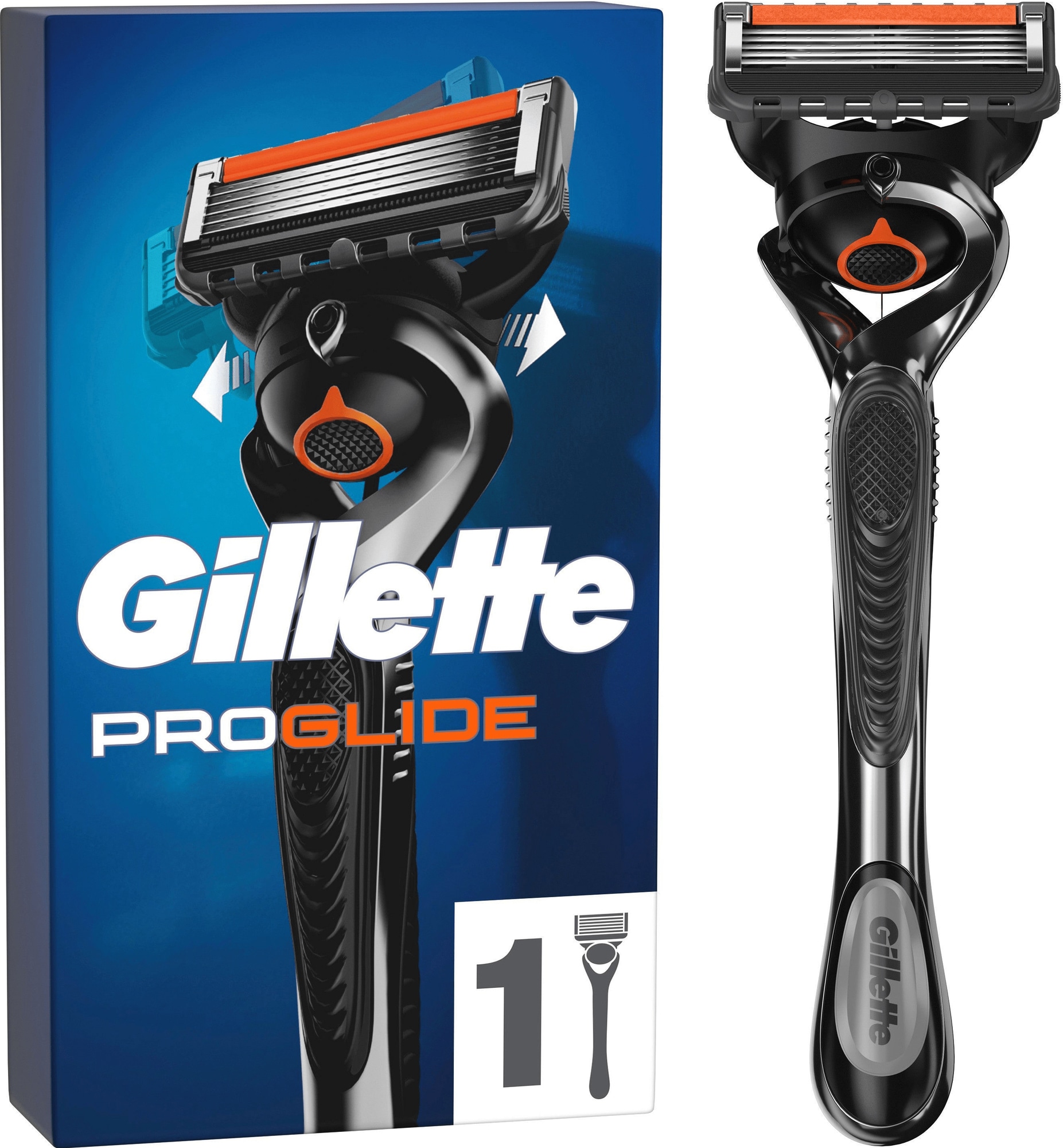 Gillette ProGlide barbermaskine til mænd 596775 (sort/sølv) thumbnail