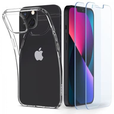 Spigen iPhone 13 Mini Cover Skærmbeskytter Crystal Pack Crystal Clear