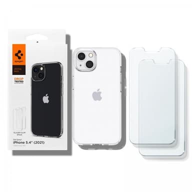Spigen iPhone 13 Mini Cover Skærmbeskytter Crystal Pack Crystal Clear