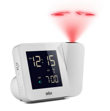 Braun digitalt radio kontrolleret projektions ur bnc015whrc