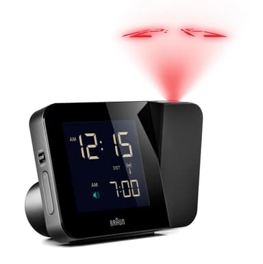 Braun digitalt radio kontrolleret projektions ur bnc015bkrc