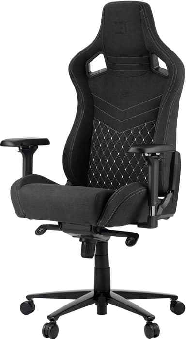 Zen Nara gaming stol i stof (sort)