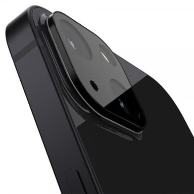 Spigen iPhone 13/iPhone 13 Mini Kameralinsebeskytter Glas.tR Optik 2-pack Sort