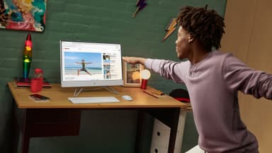 HP All-in-one 27 R5-5/8/512 AIO stationær computer