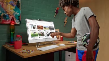 HP All-in-one 27 R5-5/8/512 AIO stationær computer