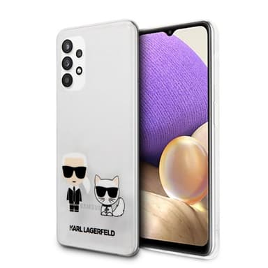 Karl Lagerfeld Samsung Galaxy A32 5G Cover Karl & Choupette Klar