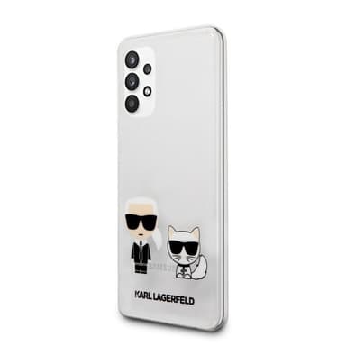 Karl Lagerfeld Samsung Galaxy A32 5G Cover Karl & Choupette Klar