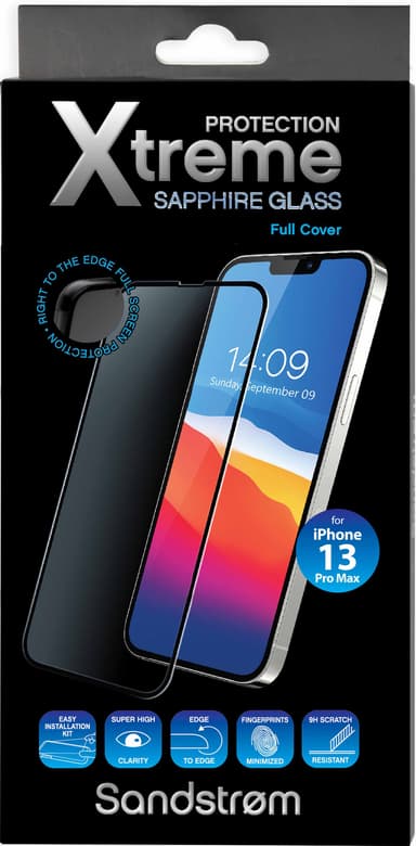 livstid Monetære Grundlæggende teori Sandstrøm buet skærmbeskytter i glas til iPhone 13 Pro Max/14 Plus |  Elgiganten