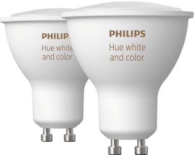 Philips Hue White and Color Ambiance 4,3W GU10 (2-pak)