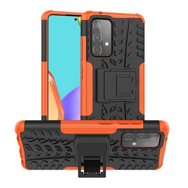 Stødbestandigt cover med stativ Samsung Galaxy A52s 5G  - appelsin