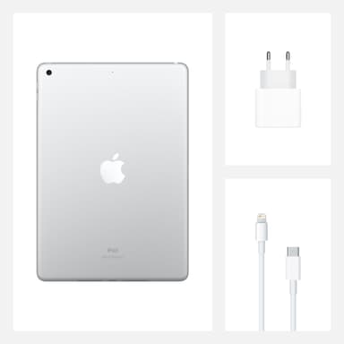iPad 10,2" (2020) 32 GB WiFi (sølv)