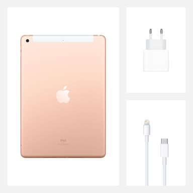 iPad 10,2" (2020) 32 GB LTE (guld)