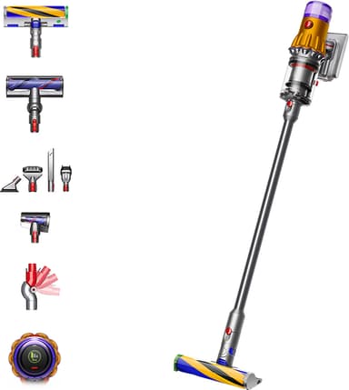 Dyson V12 Slim Absolute støvsuger 39800601 (gul/nickel)