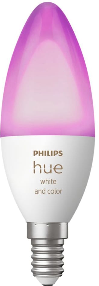 Philips Hue White and color Ambiance LED pære E14 thumbnail