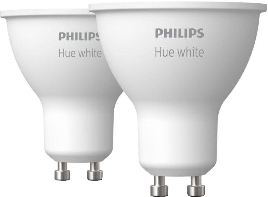 Philips Hue White LED pære GU10 (2 pack) thumbnail