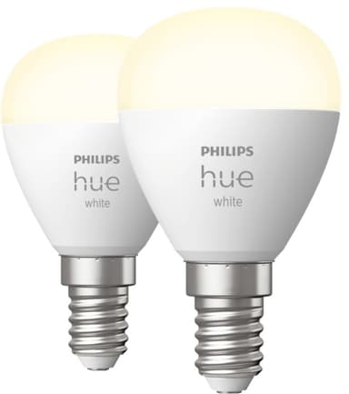 Billede af Philips Hue W 5,7W Lust E14 (2-pak) hos Elgiganten