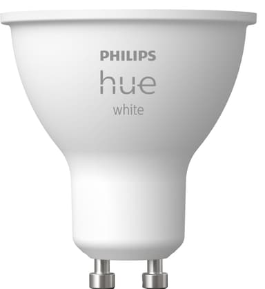 Se Philips Hue W 5,2W GU10 hos Elgiganten